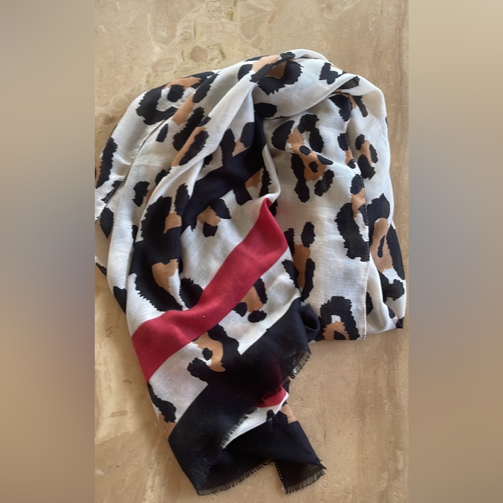 Leopard Print Scarf